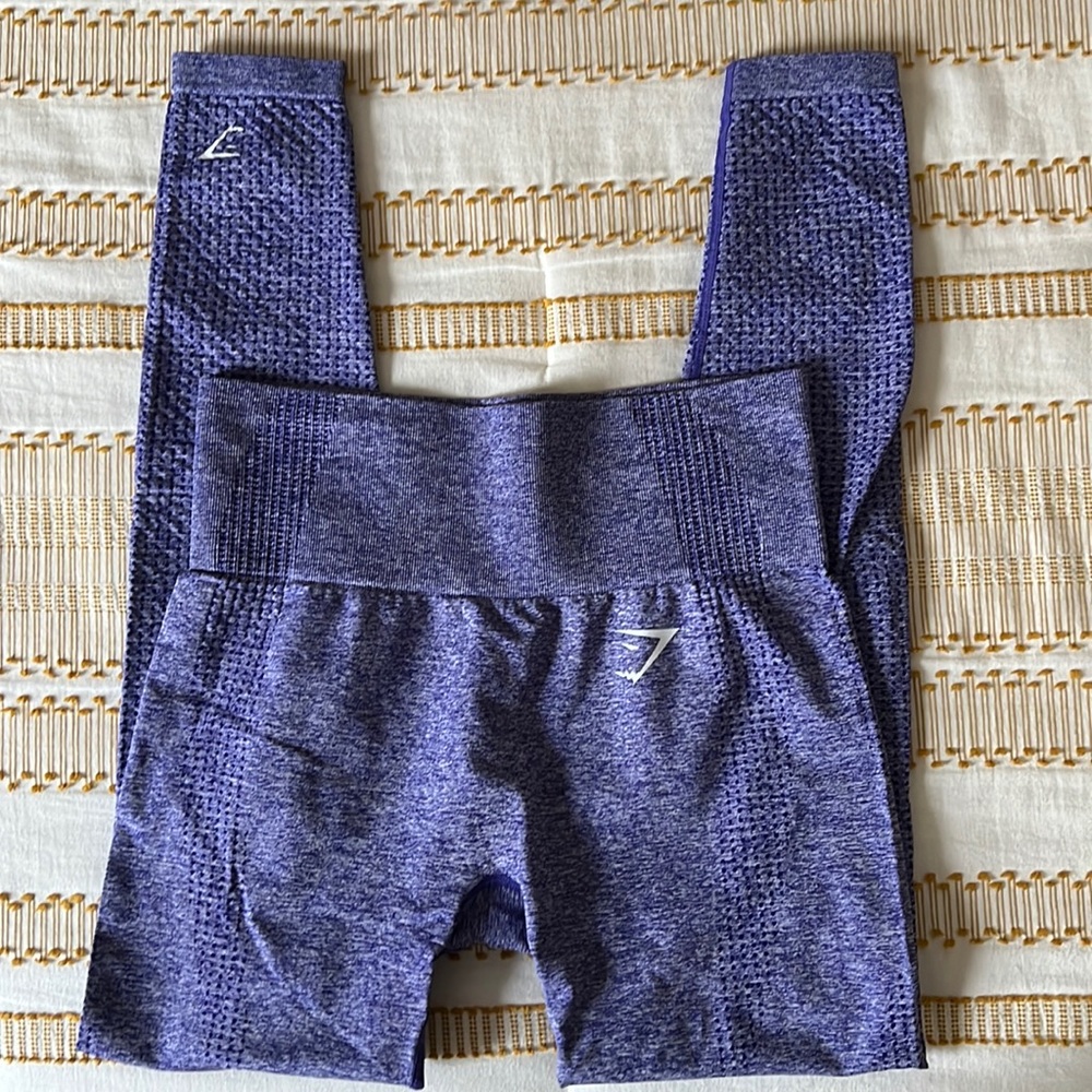 Purple gymshark seamless leggings